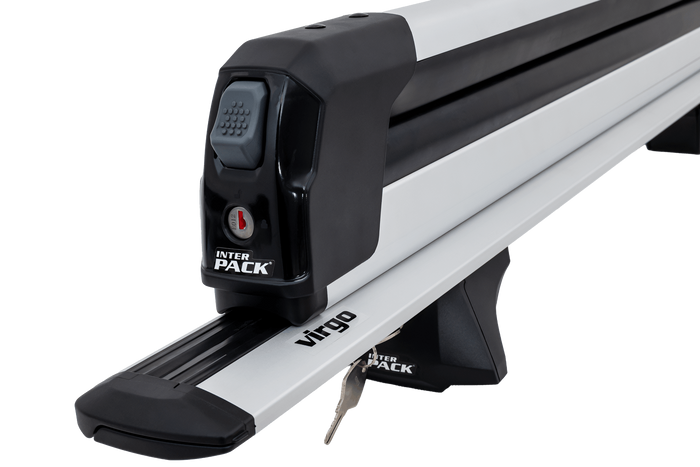 Inter Pack Frostline 6 – ausziehbarer Aluminiumhalter für 6 Paar Ski oder 4 Snowboards