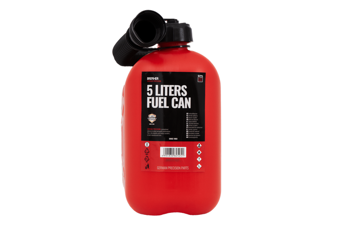 5-Liter-HERMON-Kunststoffkanister mit Trichter, rot