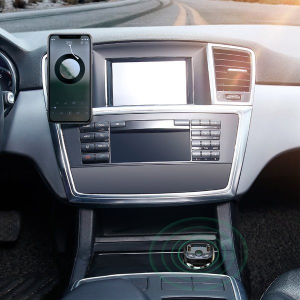 BASEUS T FM-Transmitter mit Bluetooth 4.2, MP3-Player, Kfz-Ladegerät und 2x USB 3,4 A