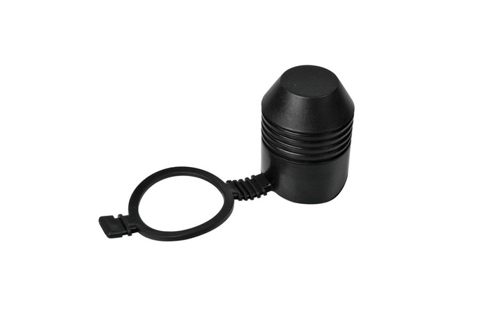 Kunststoff-Anhängerkupplungsabdeckung LAMPA 38970 mit Sicherheitsgurt
