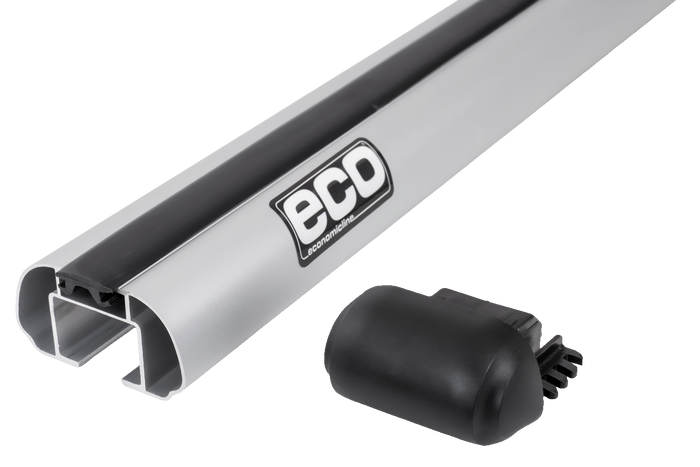  Eco Alubase 135 - universeller Aluminium-Dachträger mit Schienen und Schlössern