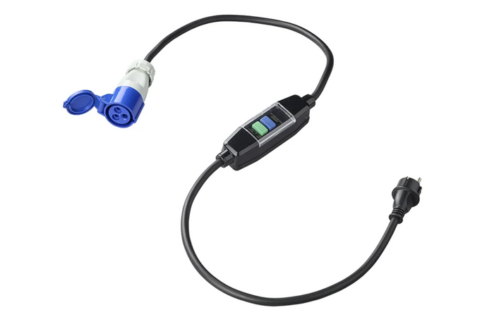 Schuko/CEE-Adapterkabel ProPlus 373589V01DE Fehlerstromschutzschalter 150 cm
