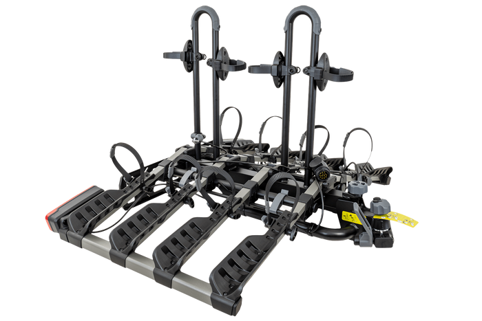 Inter Pack New Spider 4 - Anhängerkupplungs-Fahrradträger für 4 Fahrräder