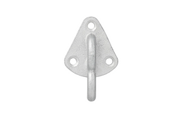 ProPlus 342157 Metall-Seitenhaken mit Öse zur Befestigung von Planen und Anhängerseilen