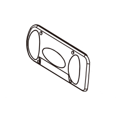 Lampenschirm für Inter Pack Quattro/Trio/Duo Fahrradplattform (links)