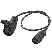 ProPlus Adapterkabel für Anhängerkupplungssteckdose 7/13-polig, 80 cm