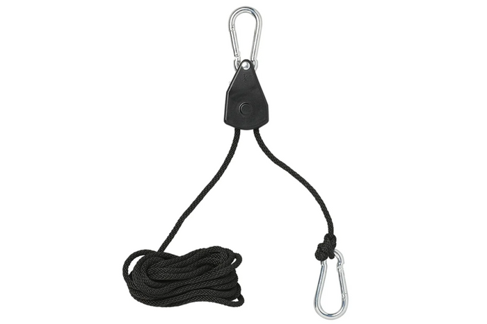 Set aus zwei ProPlus 320054 Drahtseilwinden, Drahtseilzüge mit Ratsche, 2,5 m, 68 kg