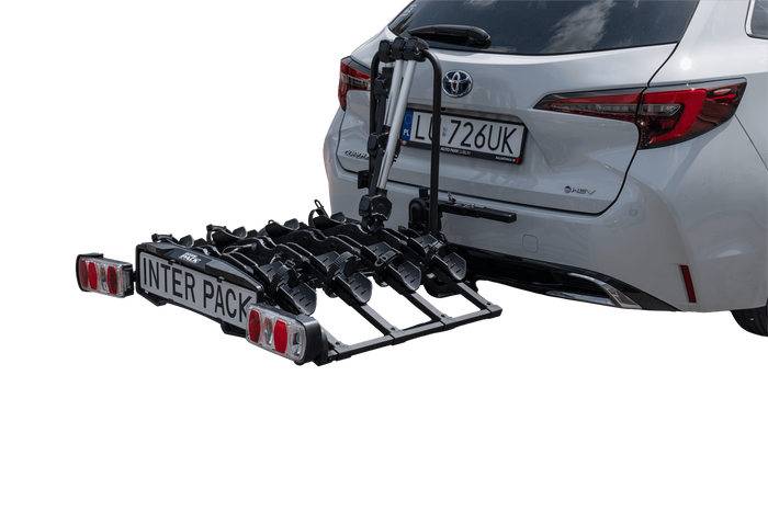 Inter Pack Quattro Fold – Anhängerkupplungs-Fahrradträger für 4 Fahrräder
