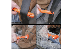 ProPlus 540050 Sicherheitsglashammer, Sicherheitsgurtmesser