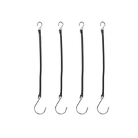 Satz mit vier Sicherheitsseilen mit Haken ProPlus 342130S, Länge 285 mm