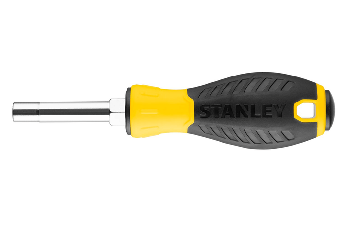 STANLEY 6-fach Schraubendreher, 3 Bits / 6 Spitzen