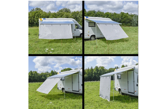 ProPlus 368300V01 Front-Sonnenschutz für Dach- und Wandmarkisen 330 x 200 cm