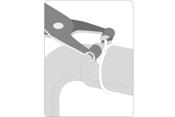 Gerade Zange für YATO YT-0650 Spreizklemmen