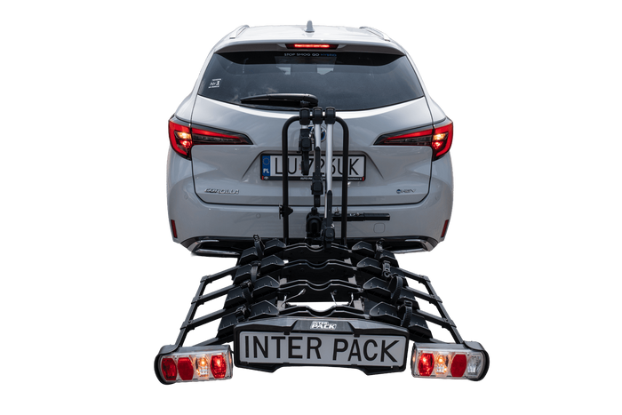 Inter Pack Quattro Fold – Anhängerkupplungs-Fahrradträger für 4 Fahrräder