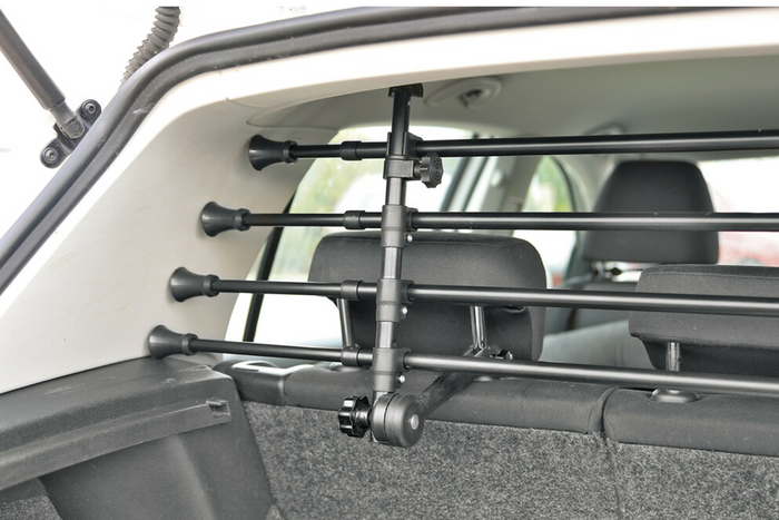 Kofferraumtrennwand LAMP GRG-9 Kompakte Hunde-/Gepäcktrennwand 85-140cm