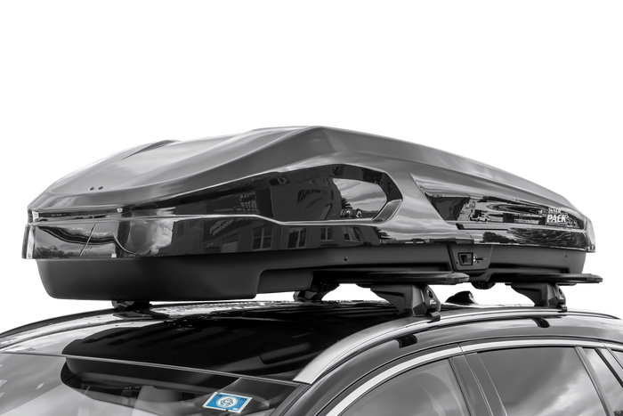 Inter Pack Monsun PRO M Dachbox, Schwarz Metallic