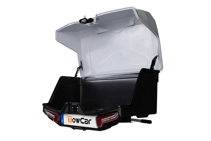 Towbox Alpha Classic Grau - Heckträgerbox