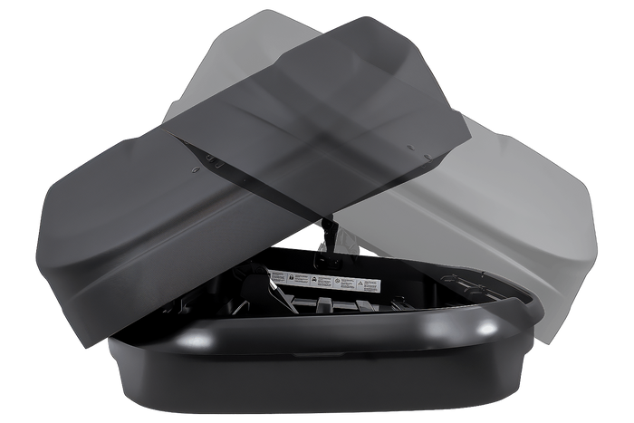 Inter Pack Monsun L Dachbox, mattschwarz