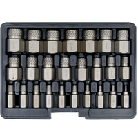 Schraubenausdreher für beschädigte Innenschrauben YATO YT-06034 3-23mm 25 Stück.
