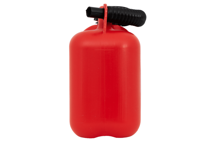 5-Liter-HERMON-Kunststoffkanister mit Trichter, rot