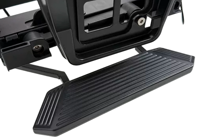 Platforma rowerowa na hak WG-TPAF3 na 3 rowery składana światła LED (czarna)