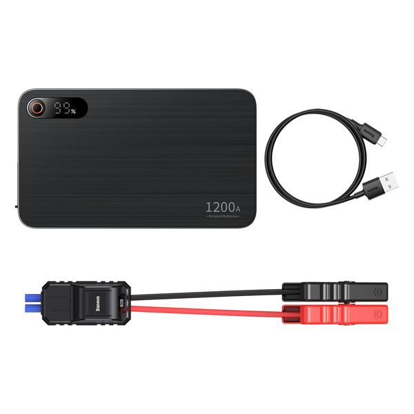Powerbank-Starthilfe BASEUS Super Energy Pro+ Starthilfe 12V 12000mAh 1200A + USB-Ladegerät