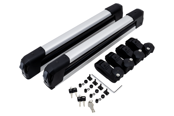 Inter Pack Frostline 4 - ausziehbarer Aluminiumhalter für 4 Paar Ski oder 2 Snowboards