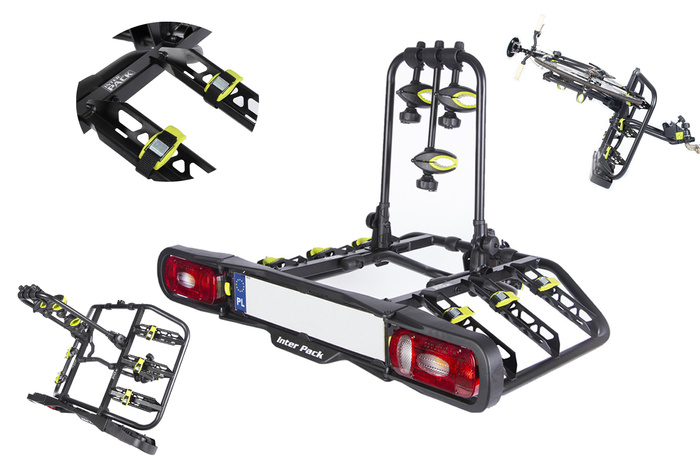 Inter Pack Trio 13-poliger Fahrradträger für die Anhängerkupplung