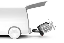 Thule VeloSpace 3 - Anhängerkupplungs-Fahrradträger für 3 Fahrräder (9033100)