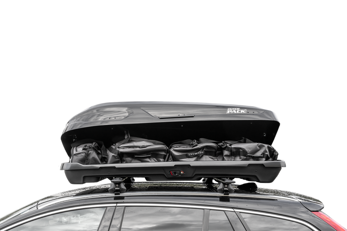 Inter Pack Monsun PRO M Dachbox, Schwarz Metallic