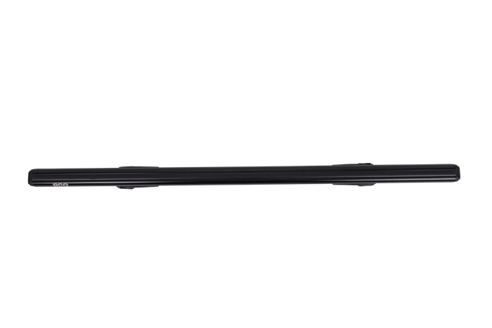 Eco Alubase 120 Dachträger - universeller Aluminium-Dachträger für offene Dachreling (schwarz)