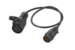 ProPlus Adapterkabel für Anhängerkupplungssteckdose 7/13-polig, 80 cm