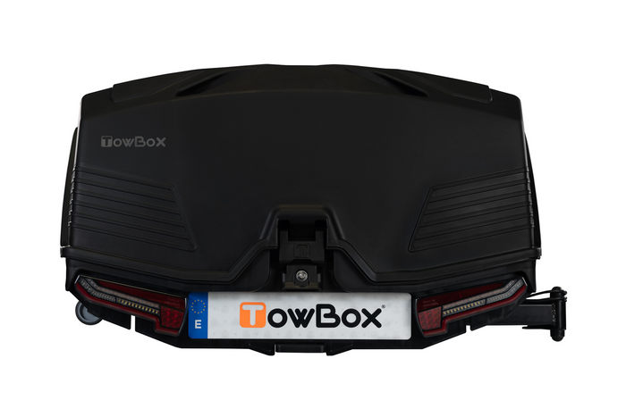 Towbox Camper Alpha schwarze LED (kurz) - Heckträgerbox