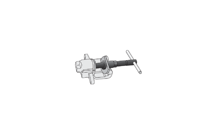 Satz manueller Bremszangenabzieher YATO YT-0682 18 Stück.