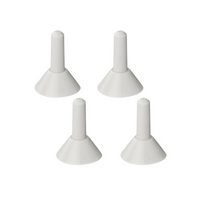 Set mit vier ProPlus 366475S Regenkappen für Zeltstangen