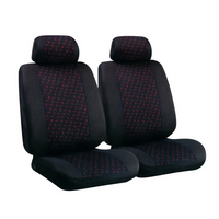 LAMPA Glamur schwarz, Satz Autositzbezüge für die Vordersitze