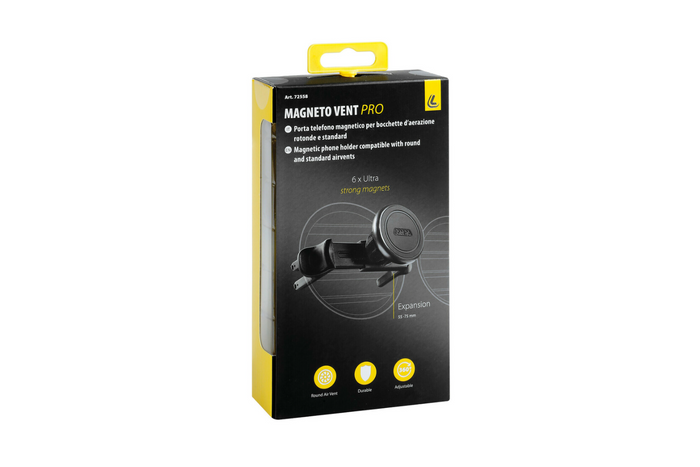 Magnetische Handyhalterung LAMP Magneto Vent Pro für universelle Lüftungsschlitze