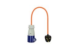 Adapter mit UK-Stecker und CEE-Steckdose 16A ProPlus 373522, 40 cm Kabel