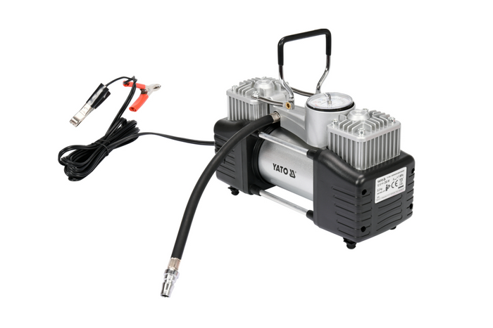 YATO YT-73462 Autokompressor mit 250-W-LED-Lampe