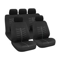 LAMPA Rapid Autositzbezüge, schwarz/grau, für Vorder- und Rücksitze