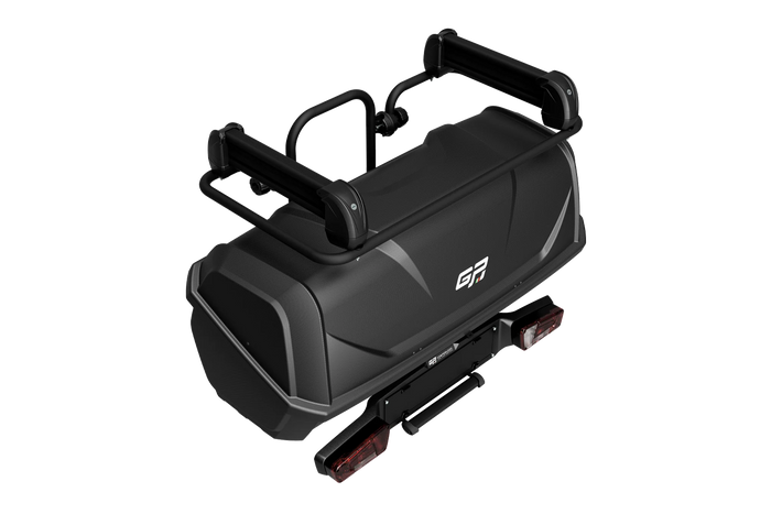 GP Saturn Anhängerkupplungsplattform mit Box und Skiträger (23.GP023-23.GP019-23.GP1000)