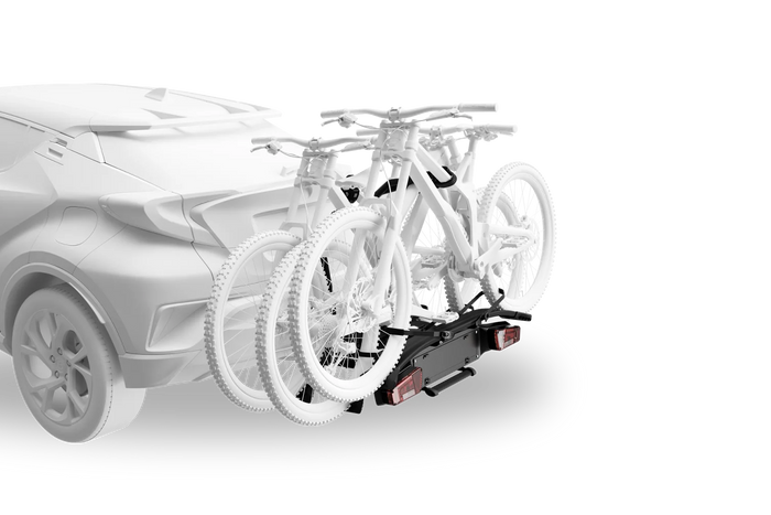 GP Saturn Anhängerkupplungsplattform mit Adaptern für drei Fahrräder (23.GP019-23.GP020-23.GP021)
