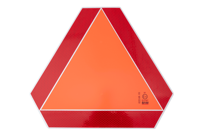 HERMON-Reflexionstafel, Warndreieck für langsam fahrende Fahrzeuge, 360 x 415 mm