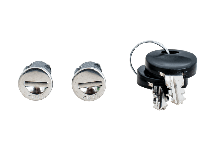 Schloss für Inter Pack Traxer/Zenith-Boxen + 2 Schlüssel