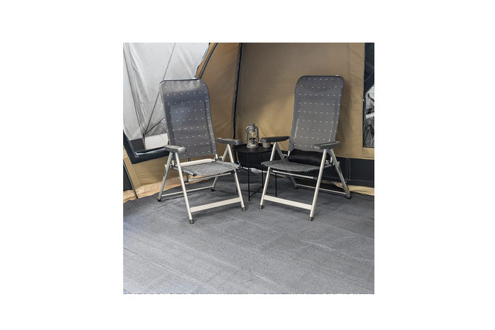 ProPlus 361770V07 Fußmatte, grauer Teppich für Wohnmobil/Zeltvorzelt, 3x4 m